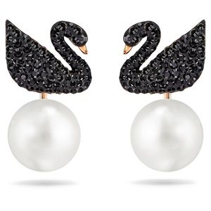 Swarovski Iconic Swan earring jackets